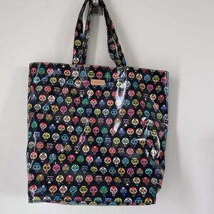 Consuela Basic Tote Bag - Multicolor Skull Print